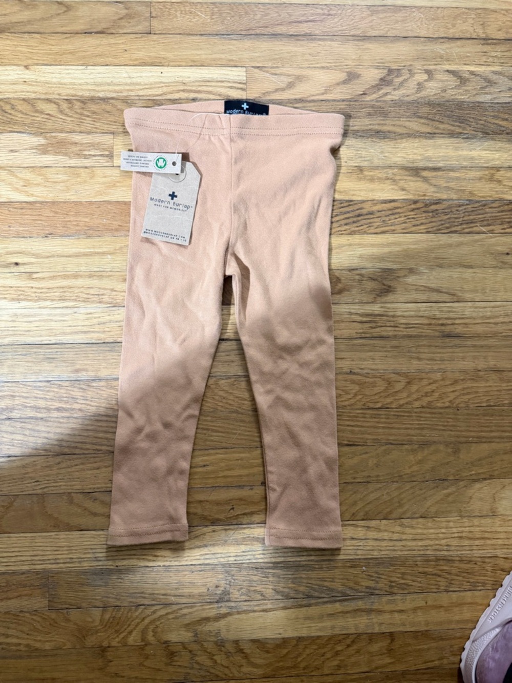 Modern Burlap Organic Cotton 18/24 Ginger Leggings NWT